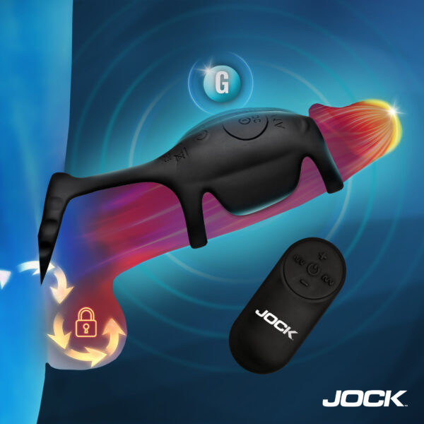 Blitz Vibrating Penis Sleeve C-Ring w/ Remote