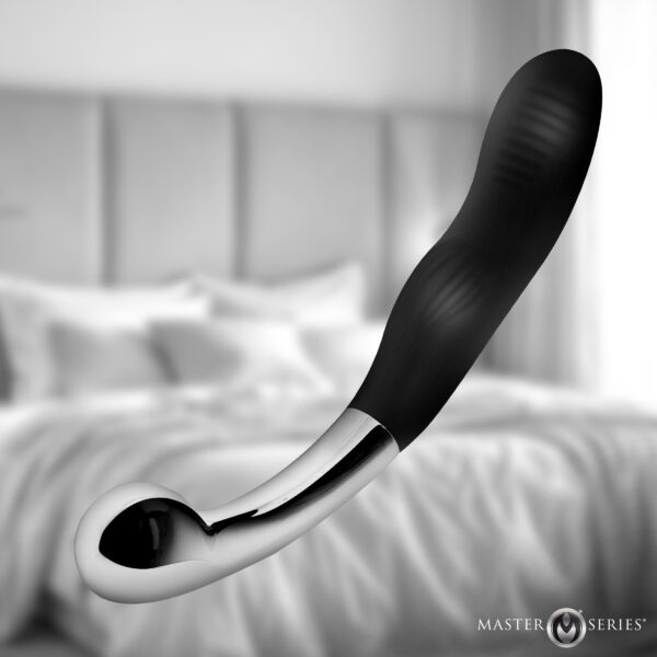 Dual Desire Dual-Ended Silicone & Metal Dildo
